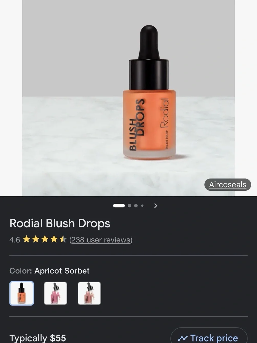 Rodial Blush Drops Liquid Blush - New In Box - Never Opened